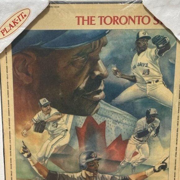 Toronto Blue Jays 1992 Season World Series Championship Toronto Star Wall Plaque - Picture 11 of 16
